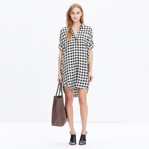 Madewell Courier Shirtdress in Buffalo Check